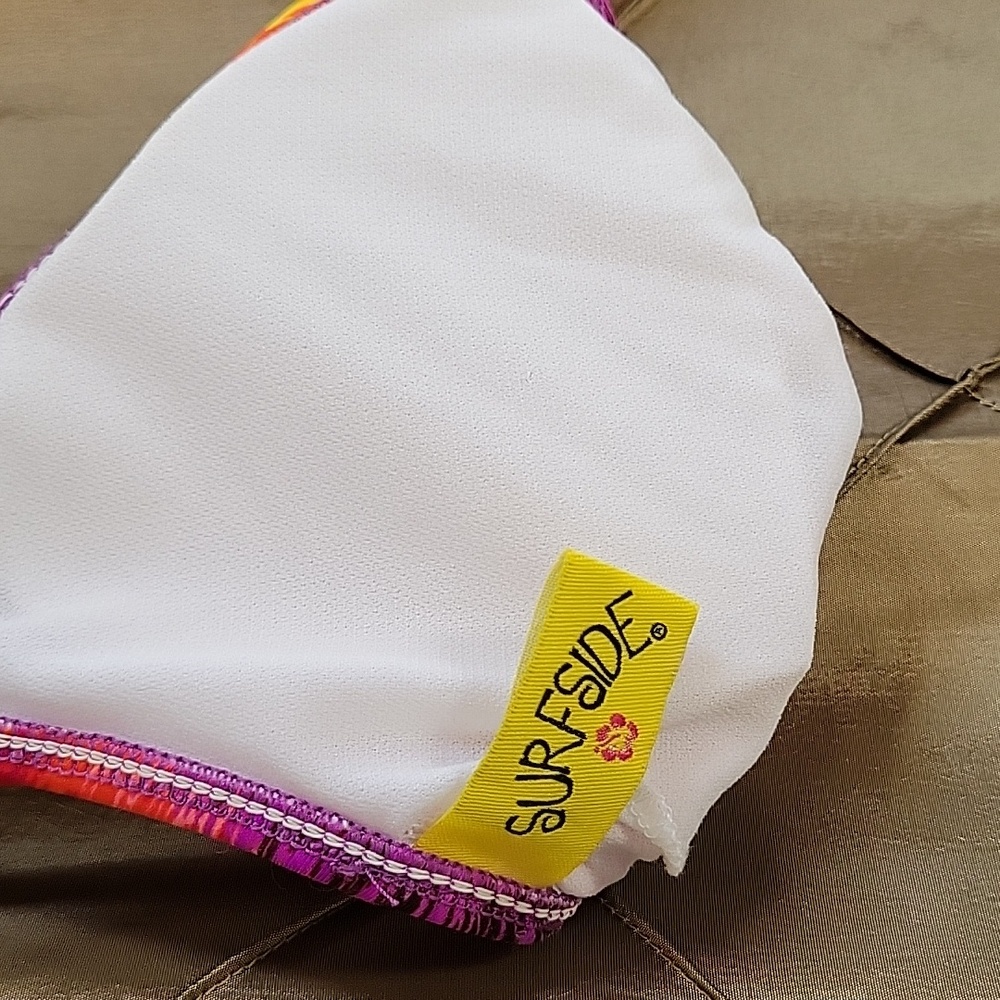 EUC- Buckle Surfside ‘Bright Tie Dye Explosion’ Triangle Bikini - Picture 5 of 7